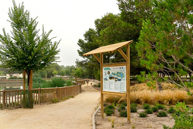 Detalle del parque de El Recorral de Rojales