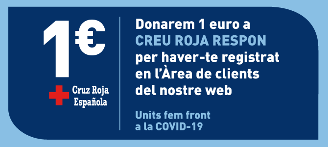 Hidraqua destinarà a aquesta causa 1€ per cada client nou que es registre en l'àrea de clients fins al 30 de setembre