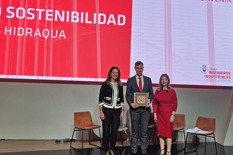 Ir a la noticia Hidraqua recibe un reconocimiento del Colegio de Ingenieros Industriales por su trayectoria como empresa que apuesta por la sostenibilidad